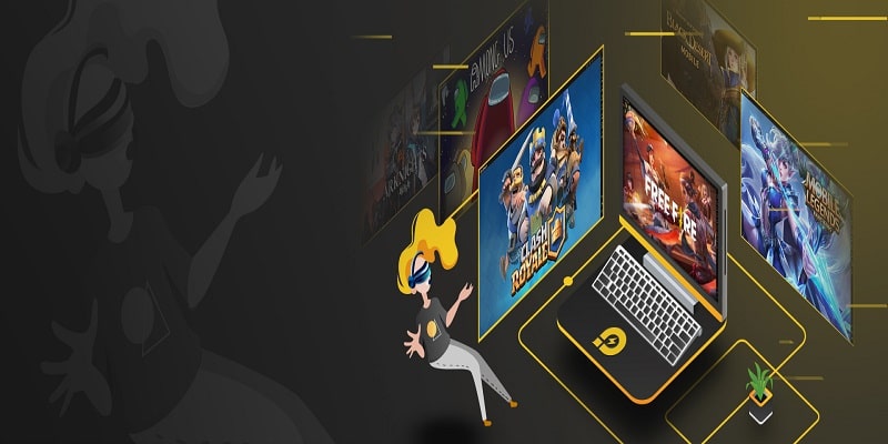 Sảnh minigame đa dạng các trò chơi thuộc nhiều chủ đề khác nhau